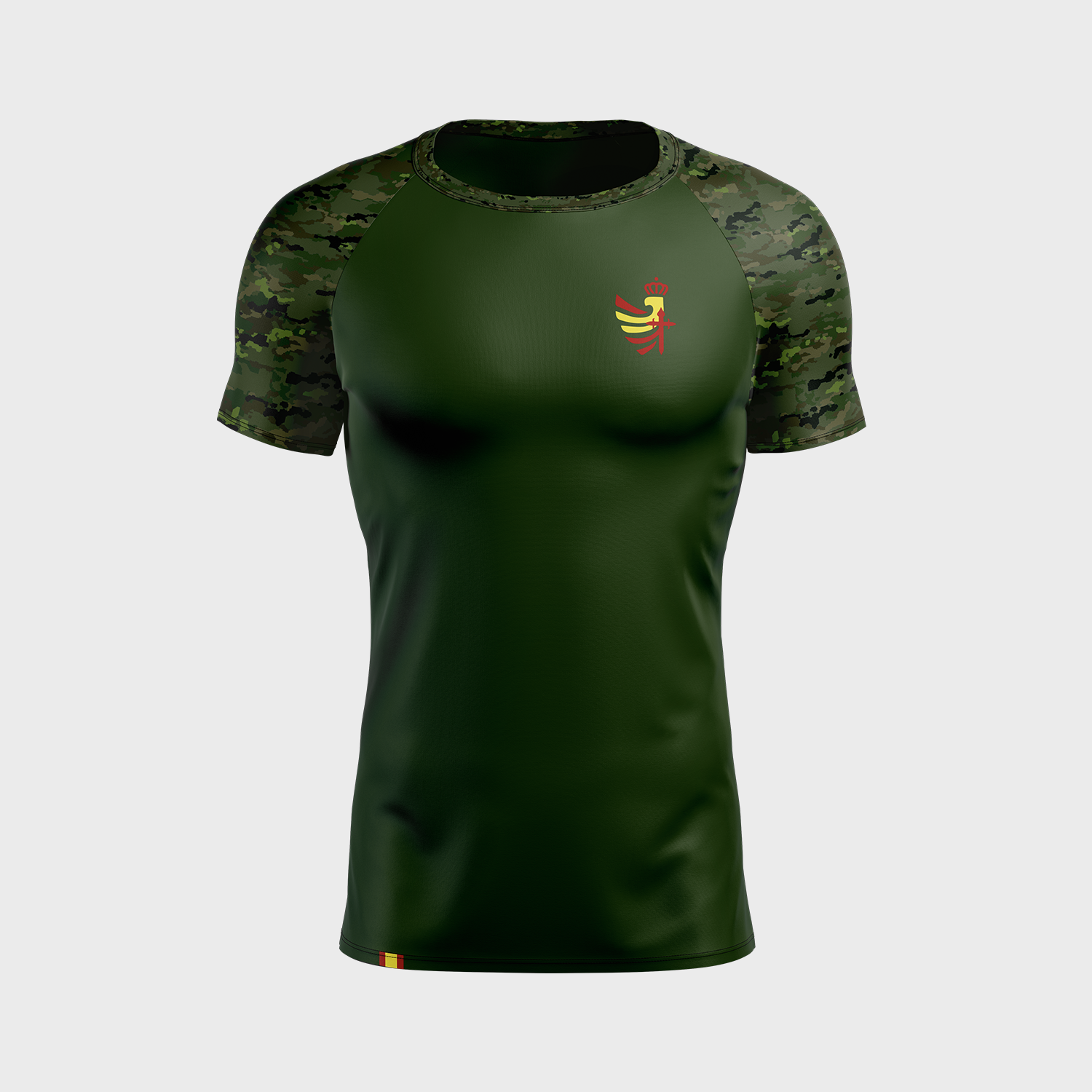 Camiseta verde militar del Ejército de Tierra de España