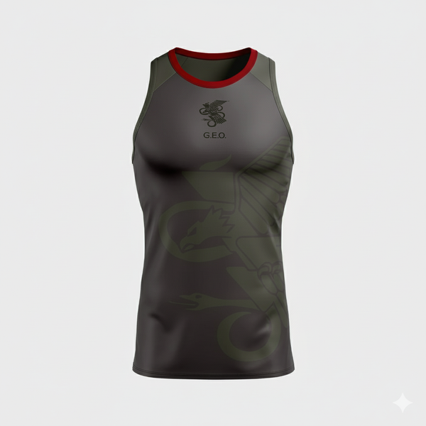 Camiseta sin magas G.E.O Gris